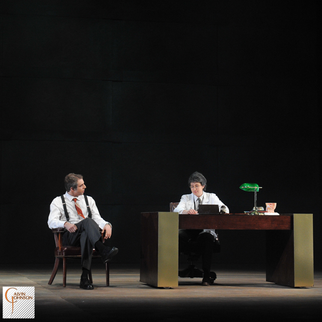 A performance of "Angels In America" at Carnegie Mellon. Roy Cohn a visit his doctor.