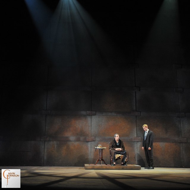 A performance of "Angels In America" at Carnegie Mellon. Joe Pitt meets Roy Cohn at his home.