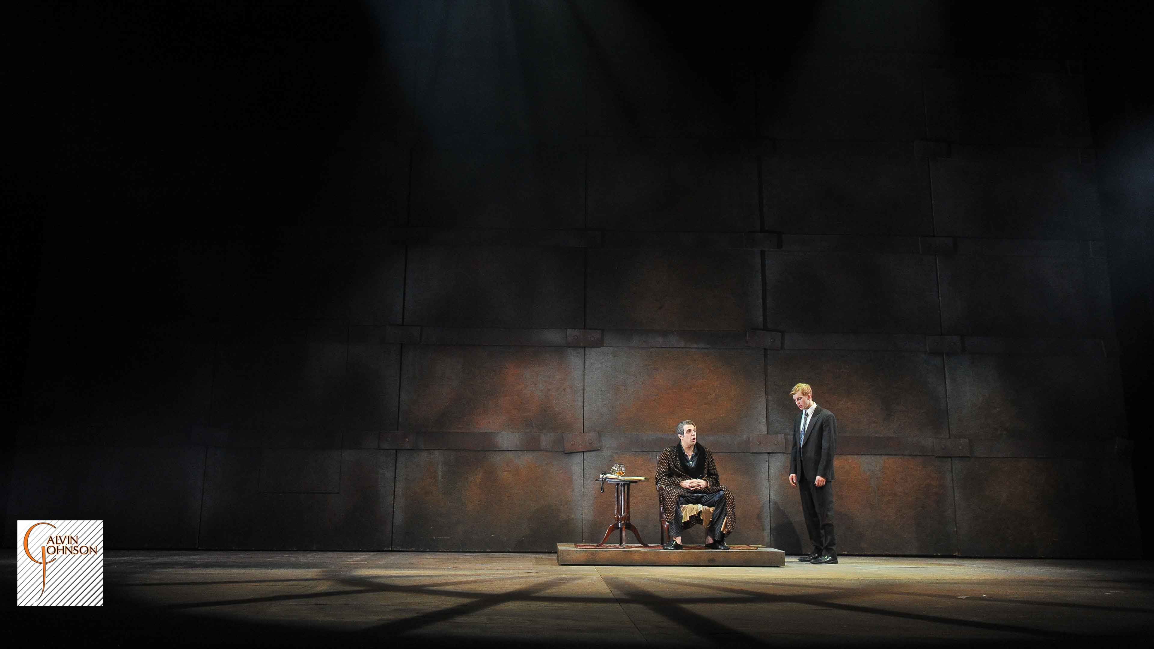 A performance of "Angels In America" at Carnegie Mellon. Joe Pitt meets Roy Cohn at his home.