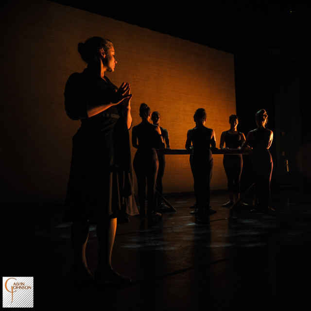 Dance performance at Carnegie Mellon University school of Drama were a male dancer intrudes upon a ballet class of female dancers.