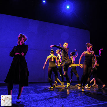 Dance performance at Carnegie Mellon University school of Drama were a male dancer intrudes upon a ballet class of female dancers.