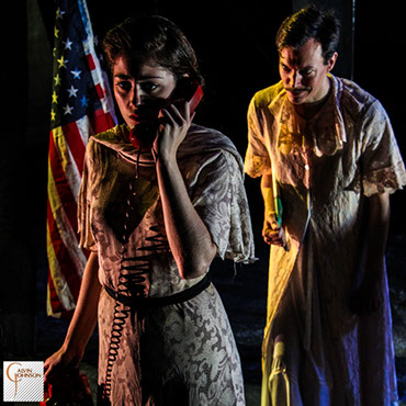 A performance of the play Blind Alley Guy at the Incubator Arts Project in New York City.