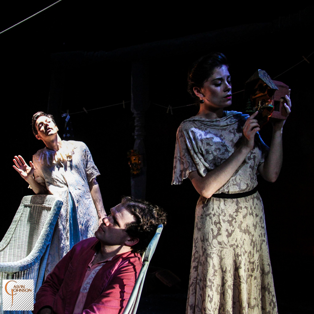 A performance of the play Blind Alley Guy at the Incubator Arts Project in New York City.