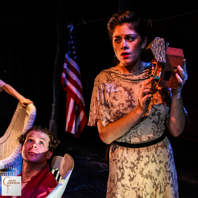 A performance of the play Blind Alley Guy at the Incubator Arts Project in New York City.