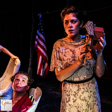 A performance of the play Blind Alley Guy at the Incubator Arts Project in New York City.