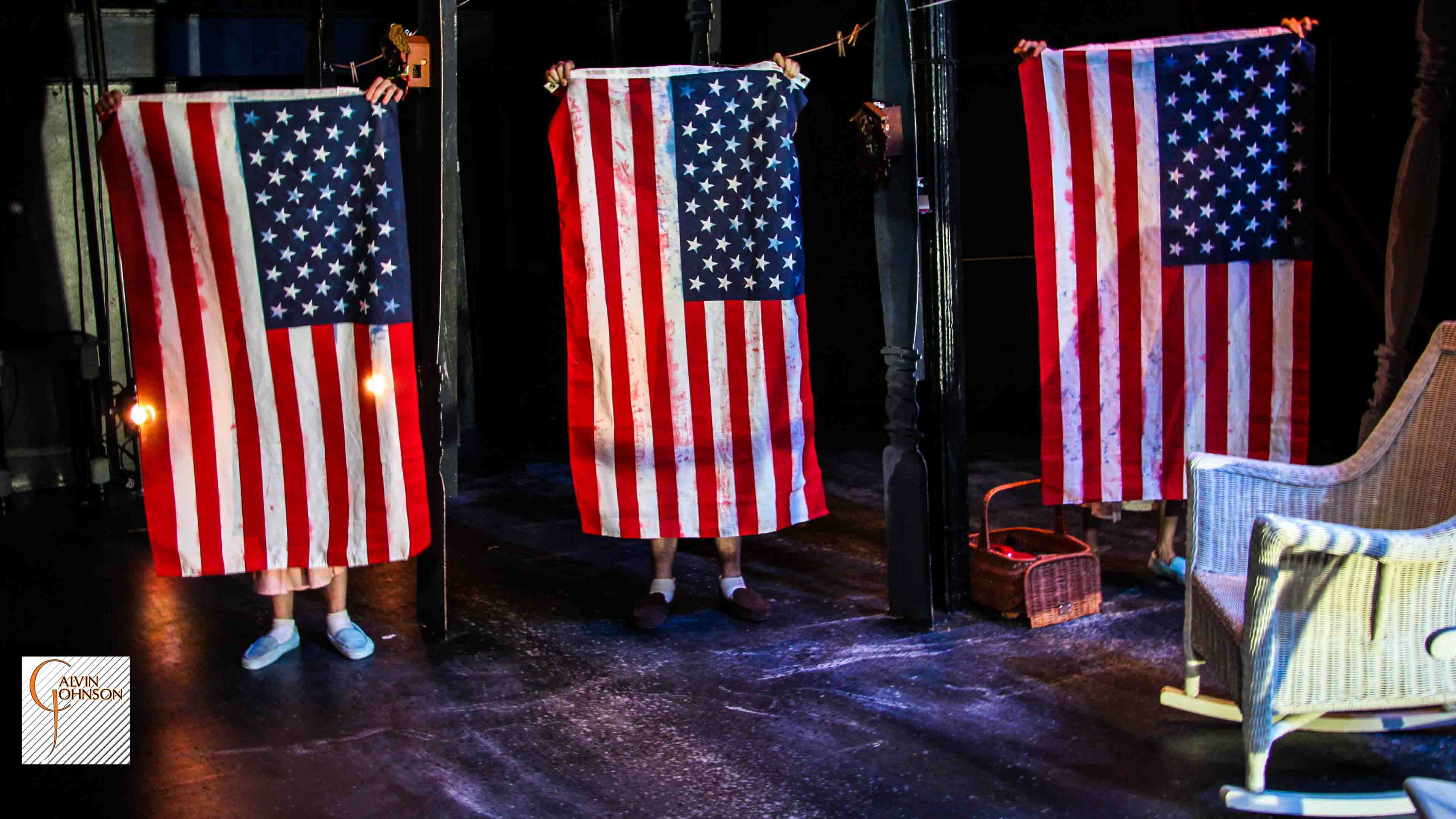 A performance of the play Blind Alley Guy at the Incubator Arts Project in New York City.