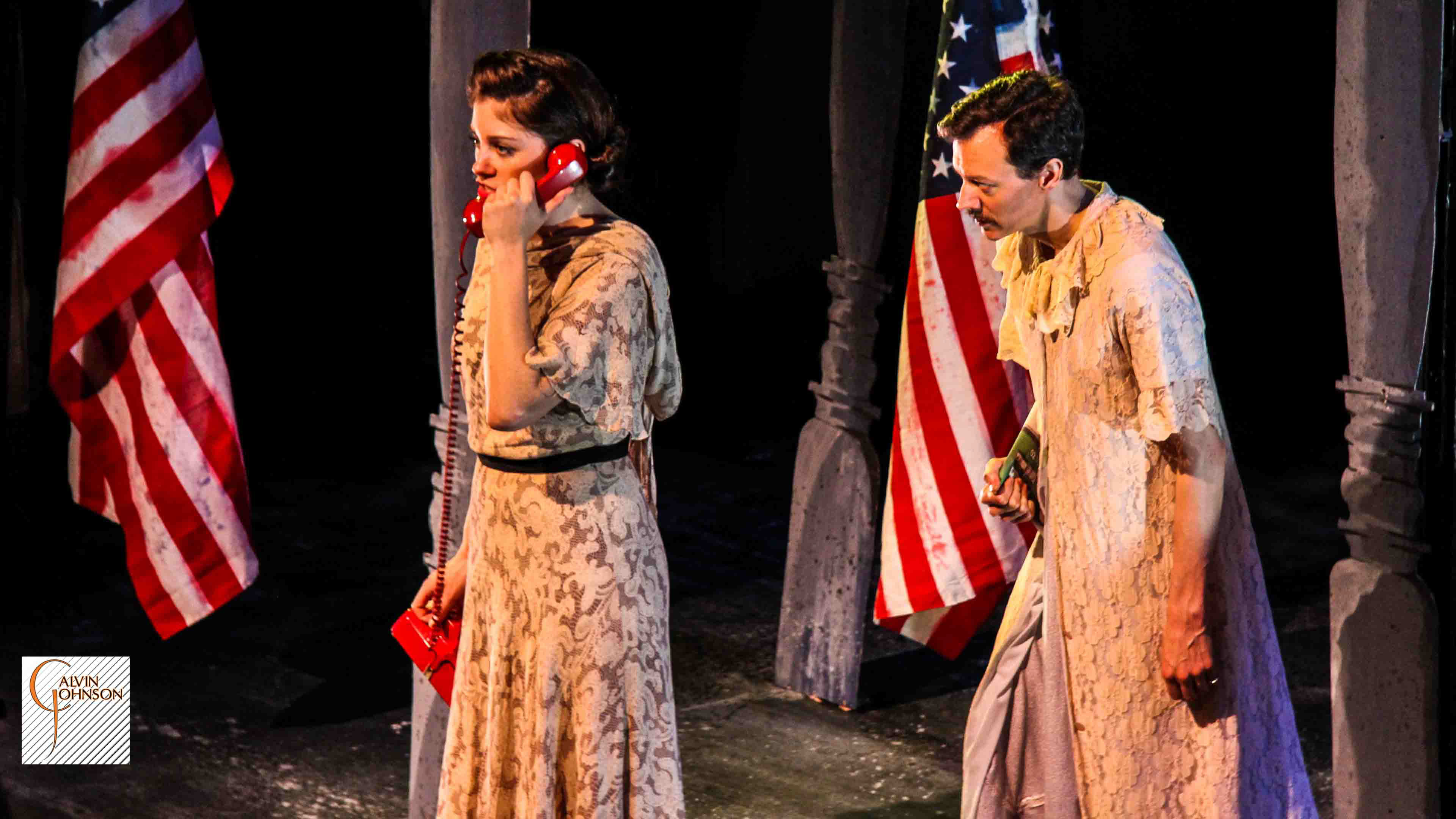 A performance of the play Blind Alley Guy at the Incubator Arts Project in New York City.