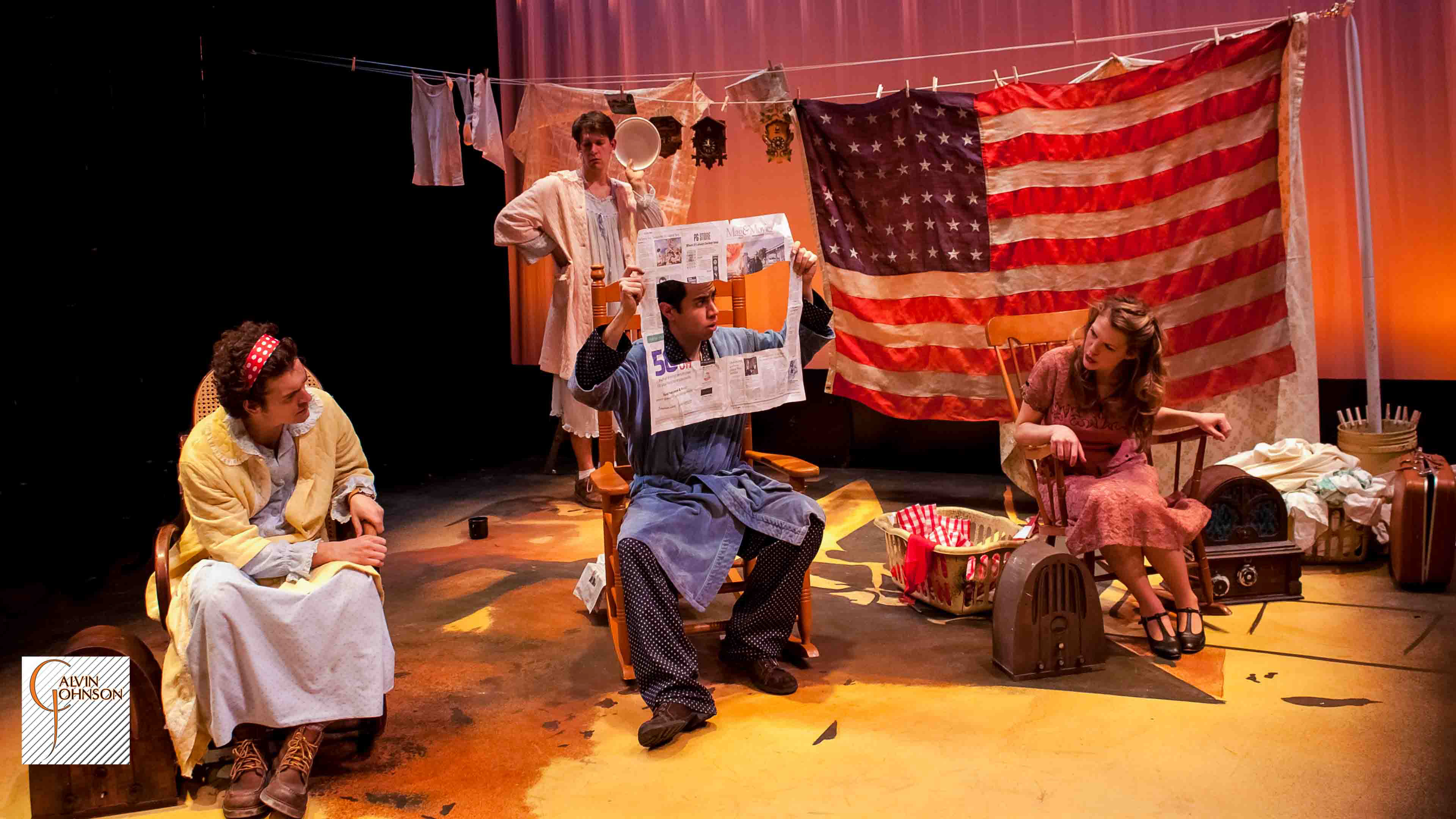 A performance of Eugene O'neil's play "Blind Alley Guy" at Carnegie Mellon University School of Drama.