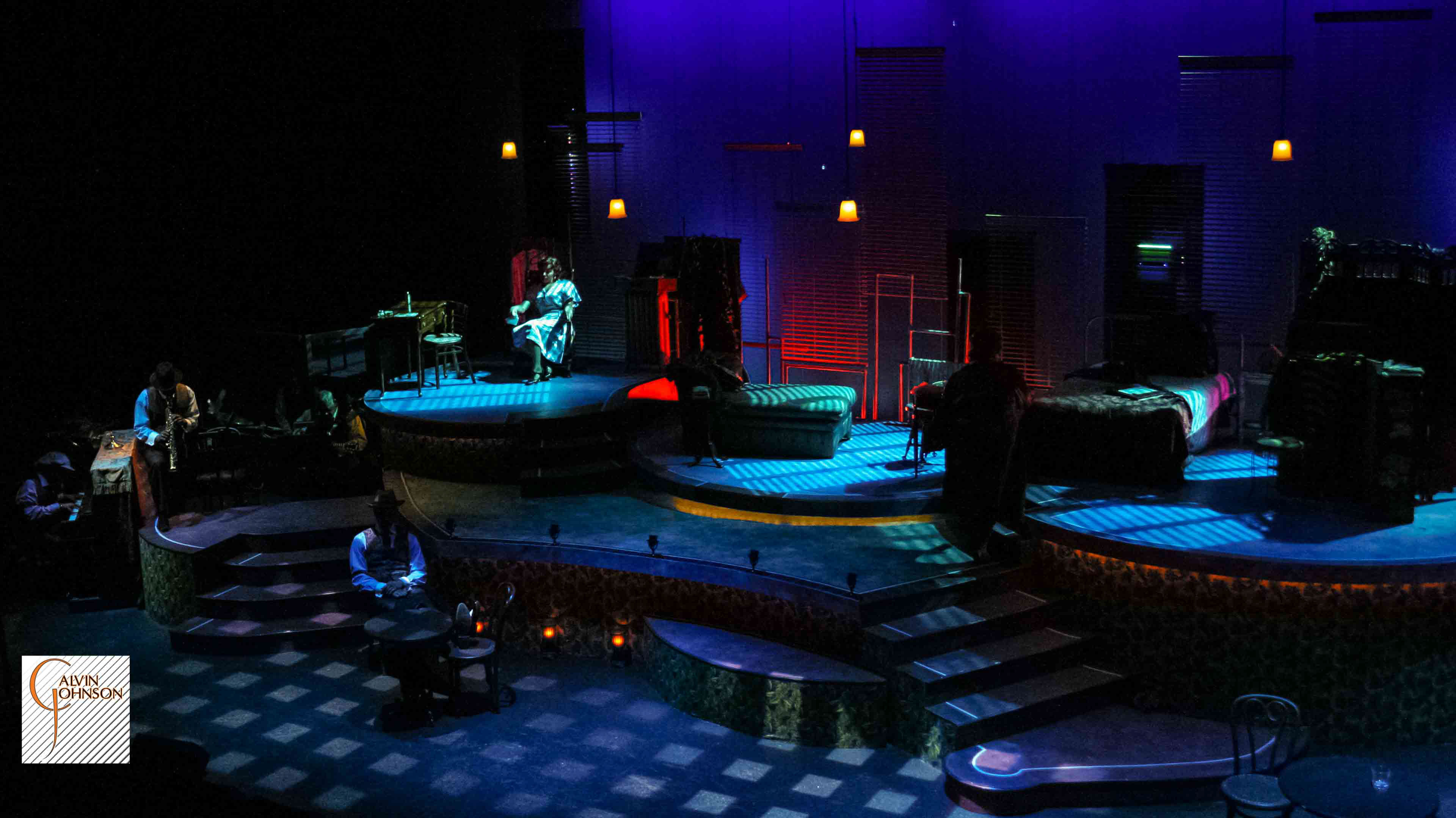A performance of the musical "Blues in the Night" performed at Theatrical Outfit in Atlanta, GA.
