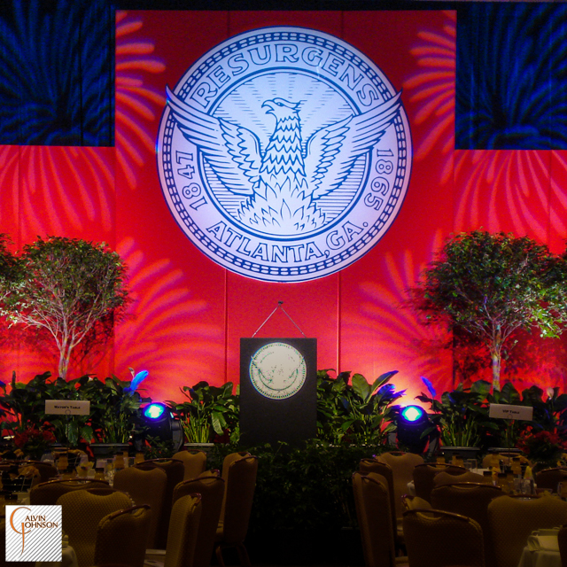 Coca Cola Branded set for Ctiy of Atlanta State of The city Address