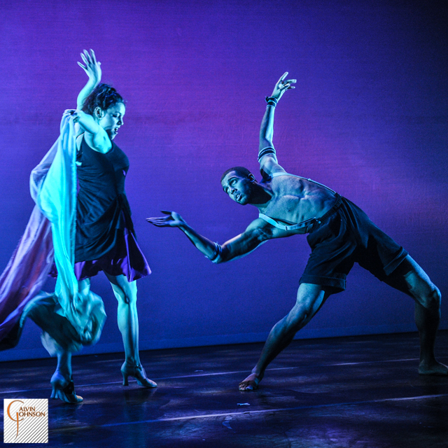 Dance performance at Carnegie Mellon University school of Drama were a male dancer is lured by a female dancer into her trap.