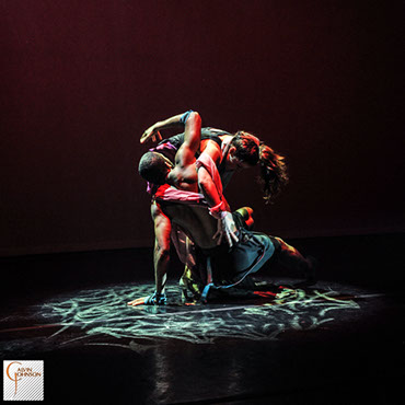 Dance performance at Carnegie Mellon University school of Drama were a male dancer is lured by a female dancer into her trap.