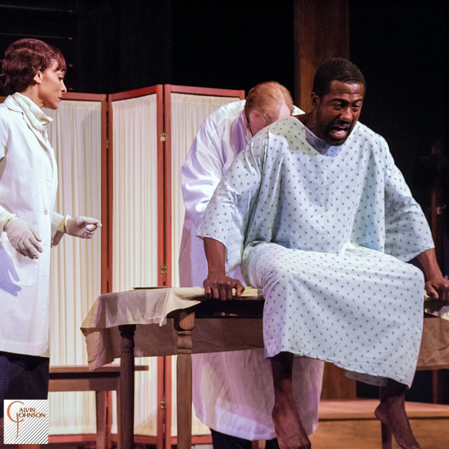 A performance of the play "Miss Ever's Boys" as performed at Fulton County's Southwest Arts Center for True Colors Theatre in Atlanta, GA.