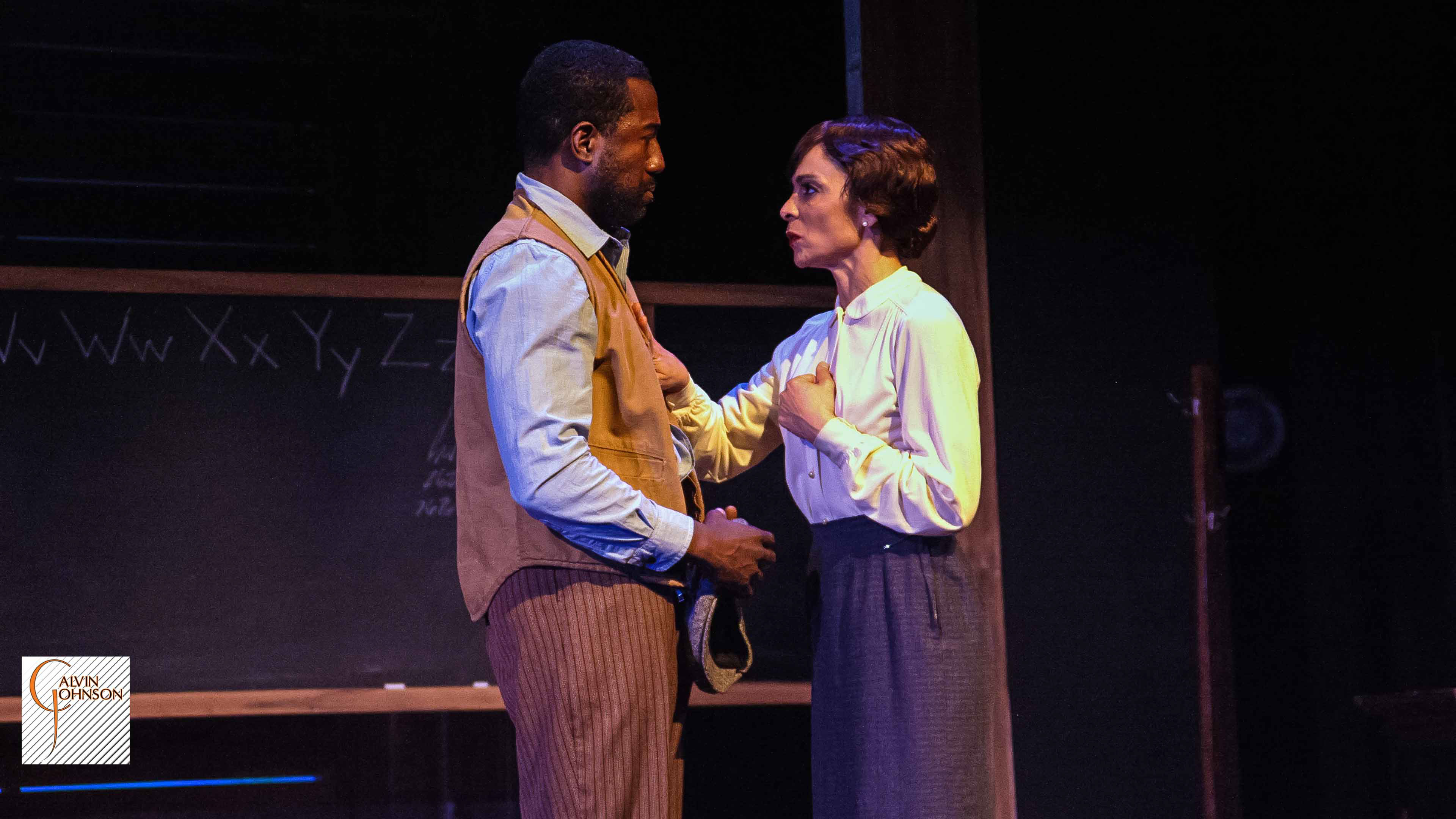 A performance of the play "Miss Ever's Boys" as performed at Fulton County's Southwest Arts Center for True Colors Theatre in Atlanta, GA.