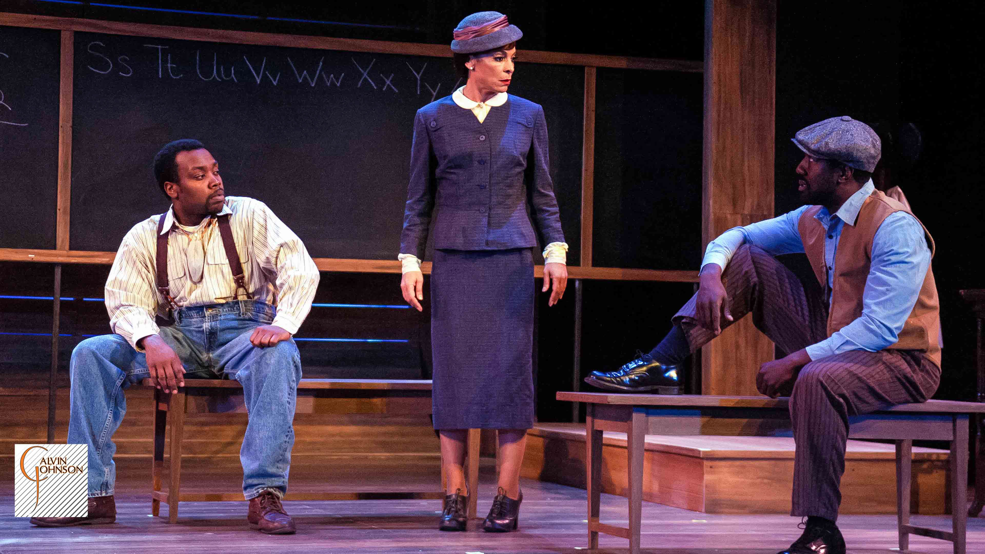 A performance of the play "Miss Ever's Boys" as performed at Fulton County's Southwest Arts Center for True Colors Theatre in Atlanta, GA.