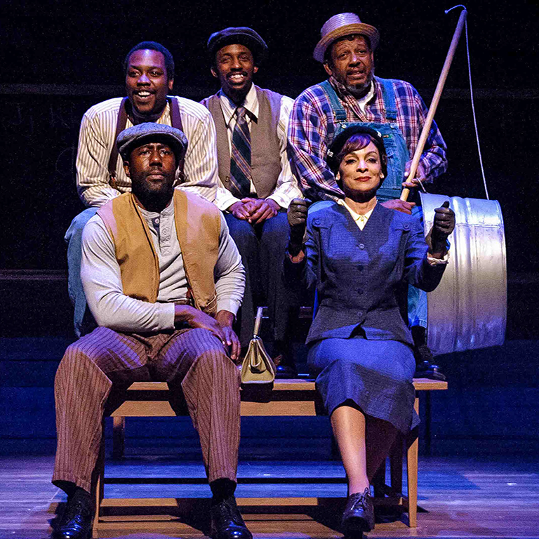 A performance of the play "Miss Ever's Boys" as performed at Fulton County's Southwest Arts Center for True Colors Theatre in Atlanta, GA.