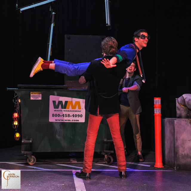 A performance of the "Serpent Woman" at Carnegie Mellon University School of Drama.