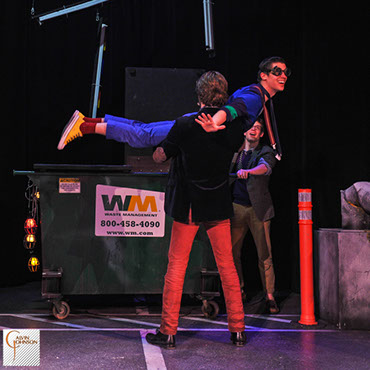 A performance of the "Serpent Woman" at Carnegie Mellon University School of Drama.