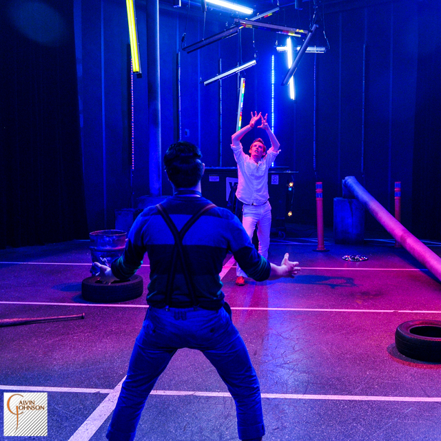 A performance of the "Serpent Woman" at Carnegie Mellon University School of Drama.