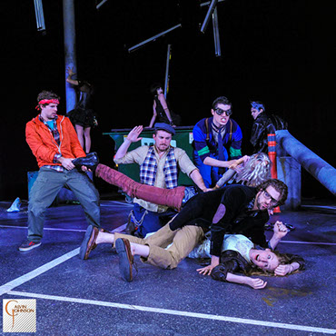 A performance of the "Serpent Woman" at Carnegie Mellon University School of Drama.