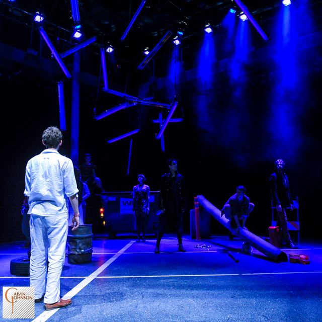 A performance of the "Serpent Woman" at Carnegie Mellon University School of Drama.