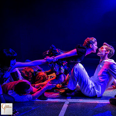 A performance of the "Serpent Woman" at Carnegie Mellon University School of Drama.