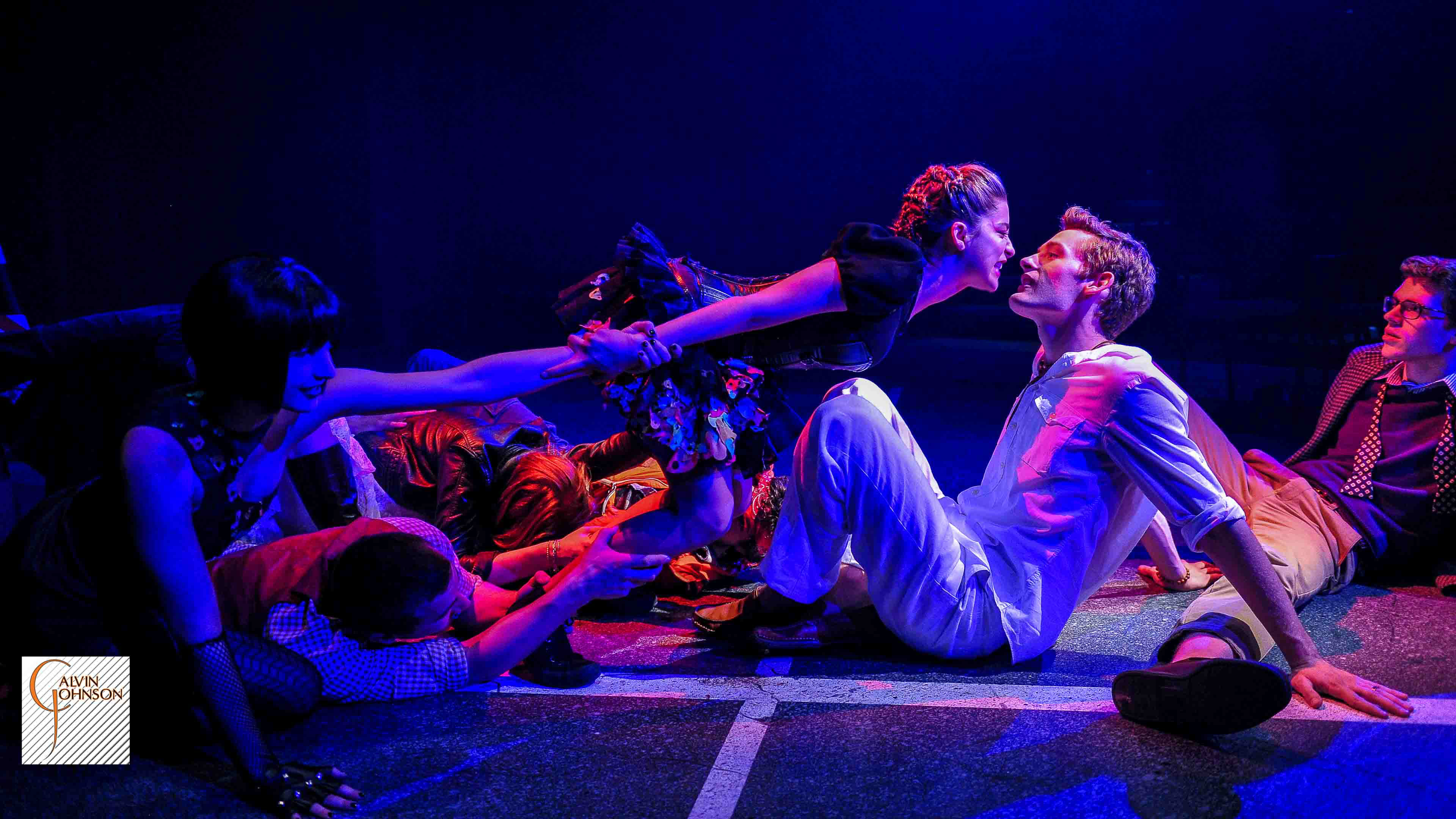 A performance of the "Serpent Woman" at Carnegie Mellon University School of Drama.