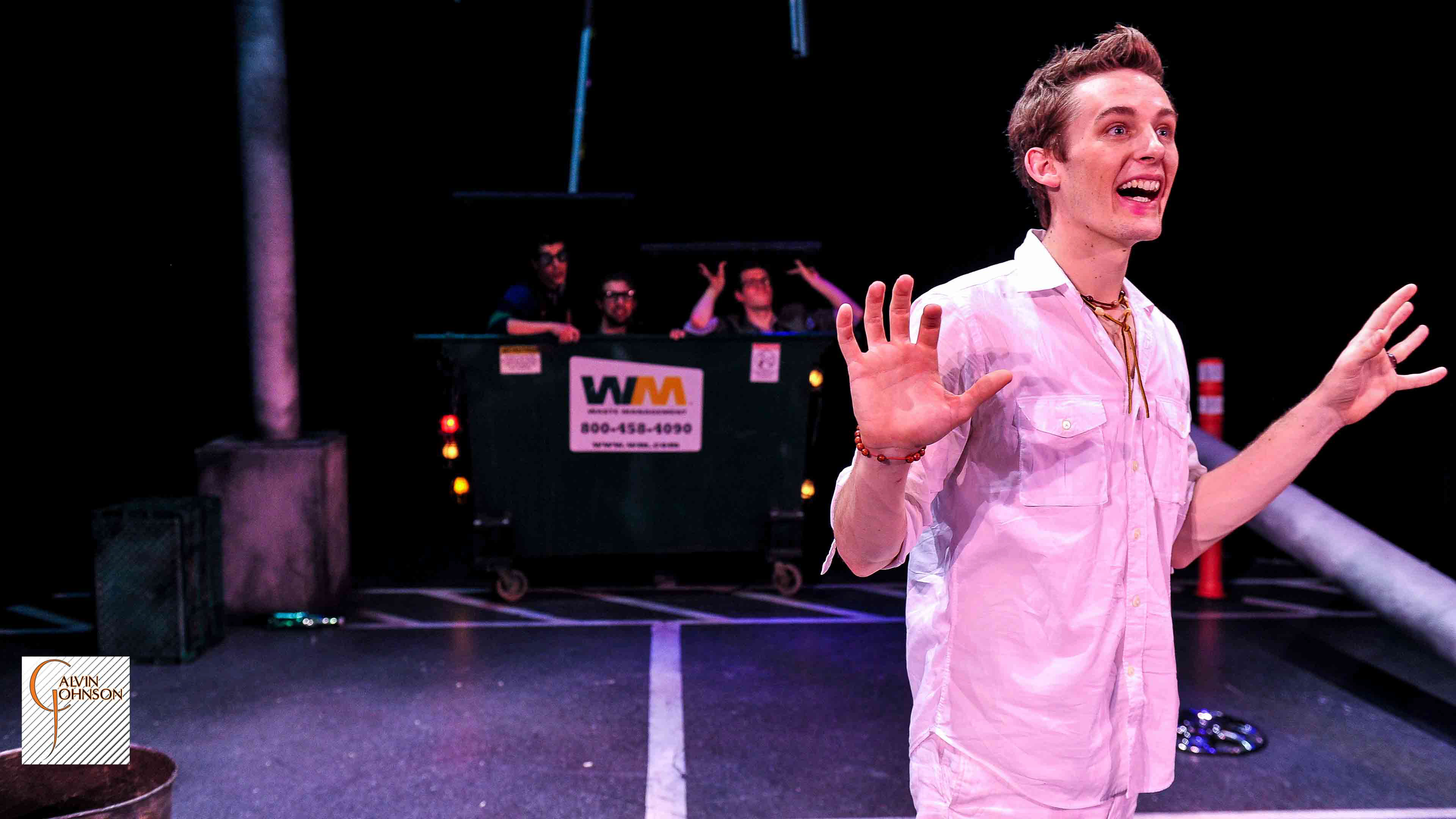 A performance of the "Serpent Woman" at Carnegie Mellon University School of Drama.