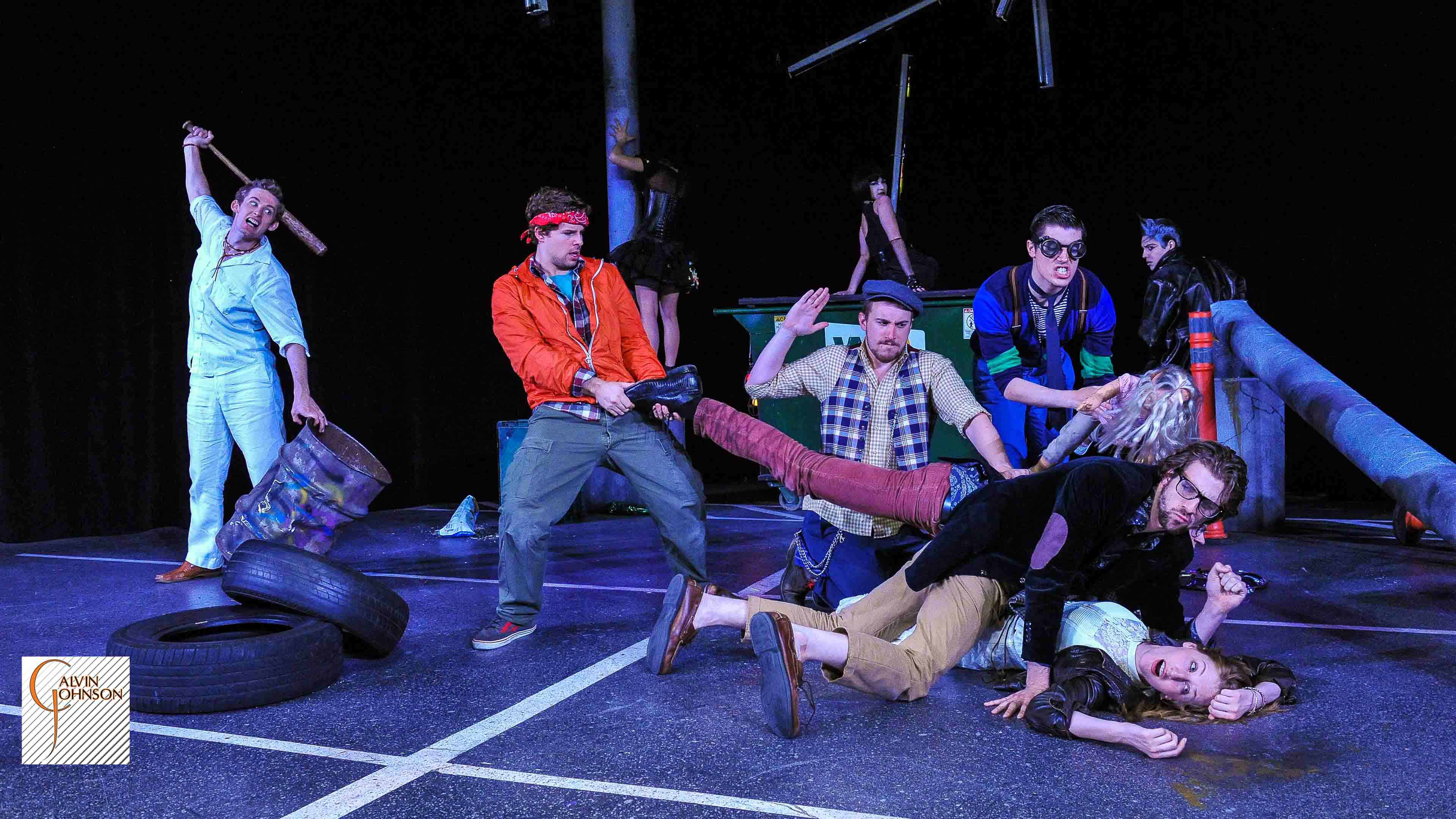 A performance of the "Serpent Woman" at Carnegie Mellon University School of Drama.