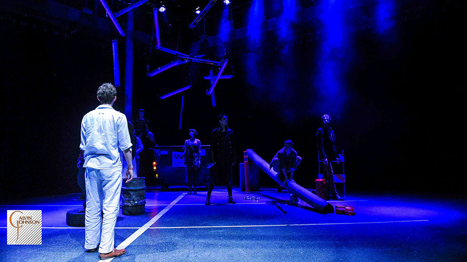 A performance of the "Serpent Woman" at Carnegie Mellon University School of Drama.