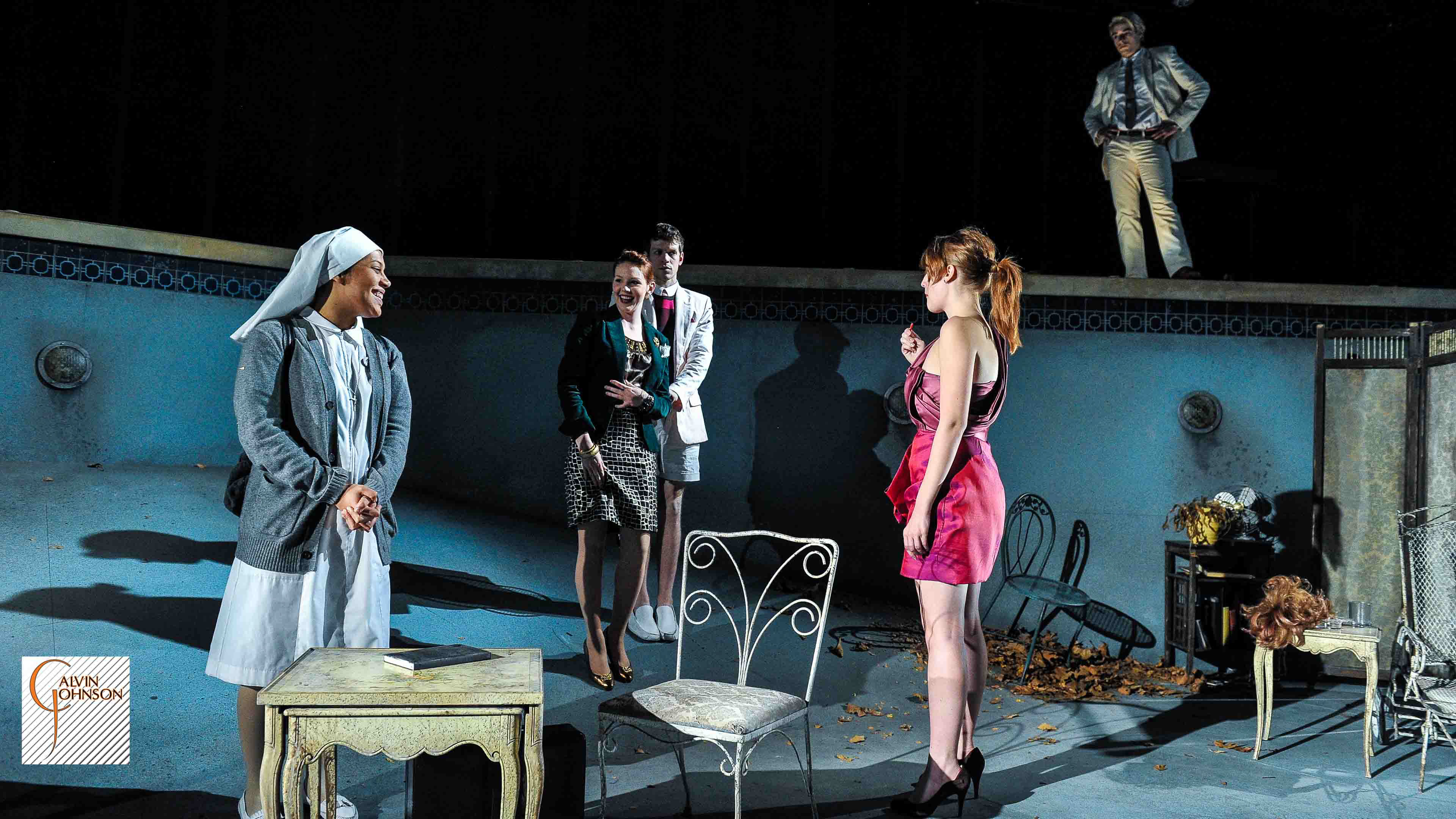 A performance of the play "Suddenly Last Summer" at Carnegie Mellon University School of Drama.