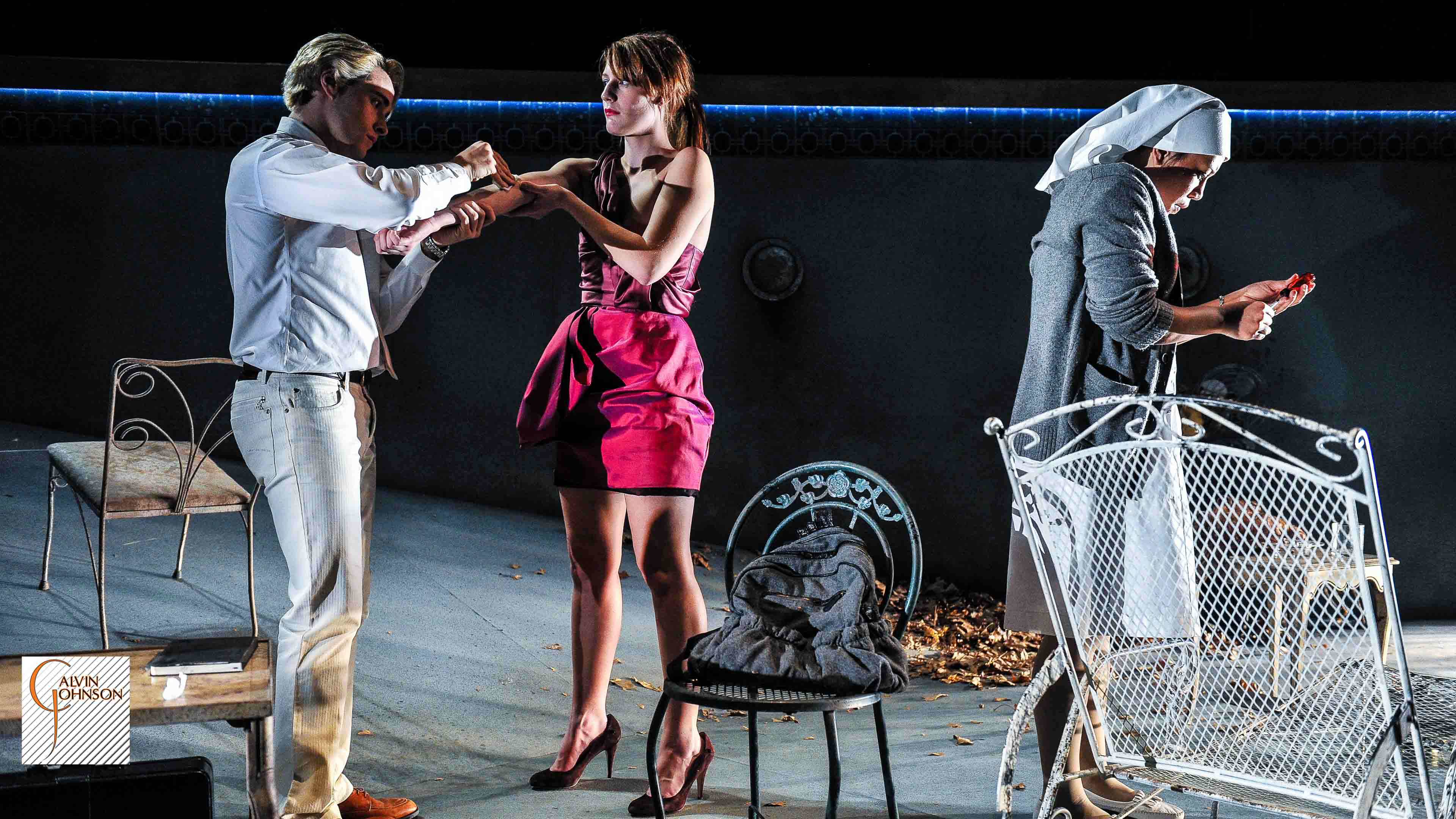 A performance of the play "Suddenly Last Summer" at Carnegie Mellon University School of Drama.