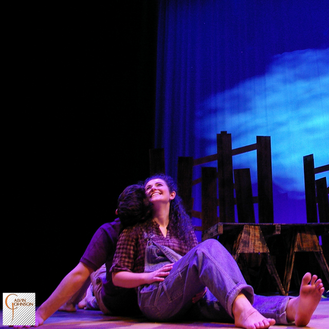 A performance of the play "The Wind Farmer" at Carnegie Mellon University School of Drama.
