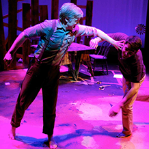 A performance of the play "The Wind Farmer" at Carnegie Mellon University School of Drama.